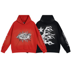 Hellstar Records Flame Graphic Hoodie