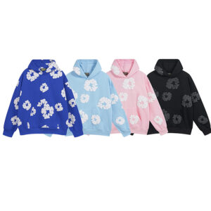 Denim Tears-Inspired Flower Wreath Hoodie