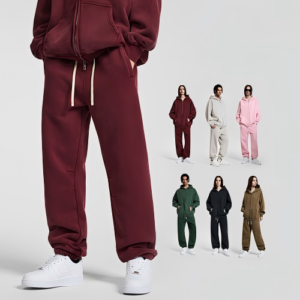 360g wax-dyed acid wash jogger