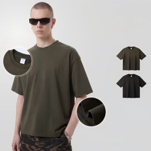 350g distressed acid wash t shirt