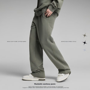 Trendy Brand Sweatpants: Snow-Wash & Distressed Finish