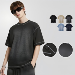 260g monkey wash waffle t shirt